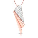 0.37 Ct Natural Diamond Pendants 14k Yellow Rose White Gold - Image 3