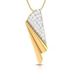 0.37 Ct Natural Diamond Pendants 14k Yellow Rose White Gold