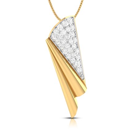 0.37 Ct Natural Diamond Pendants 14k Yellow Rose White Gold