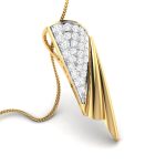 0.37 Ct Natural Diamond Pendants 14k Yellow Rose White Gold - Image 8