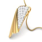 0.37 Ct Natural Diamond Pendants 14k Yellow Rose White Gold - Image 9