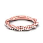 0.30 ct Natural Diamond Engagement Wedding Band 14k Gold - Image 2
