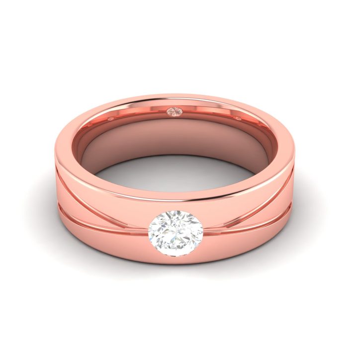0.33 ct Natural Diamond Engagement Wedding Bands 14k Gold - Image 7