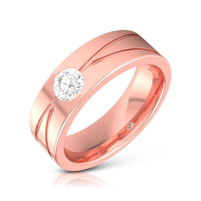 0.33 ct Natural Diamond Engagement Wedding Bands 14k Gold - Image 8