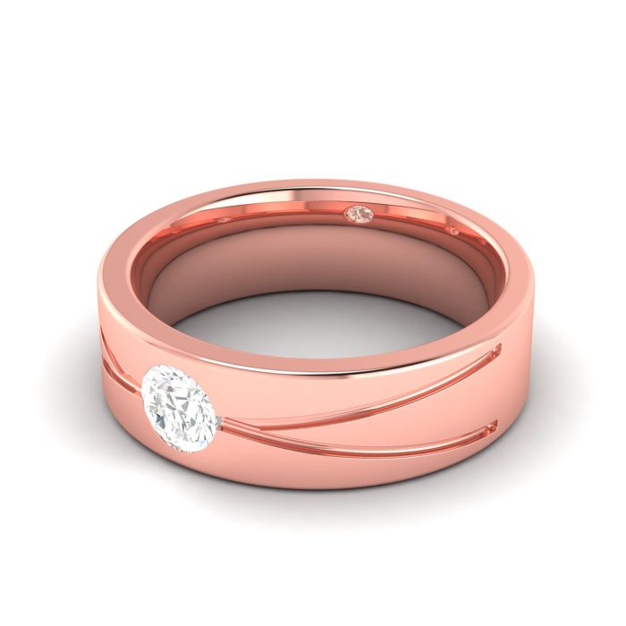 0.33 ct Natural Diamond Engagement Wedding Bands 14k Gold - Image 9