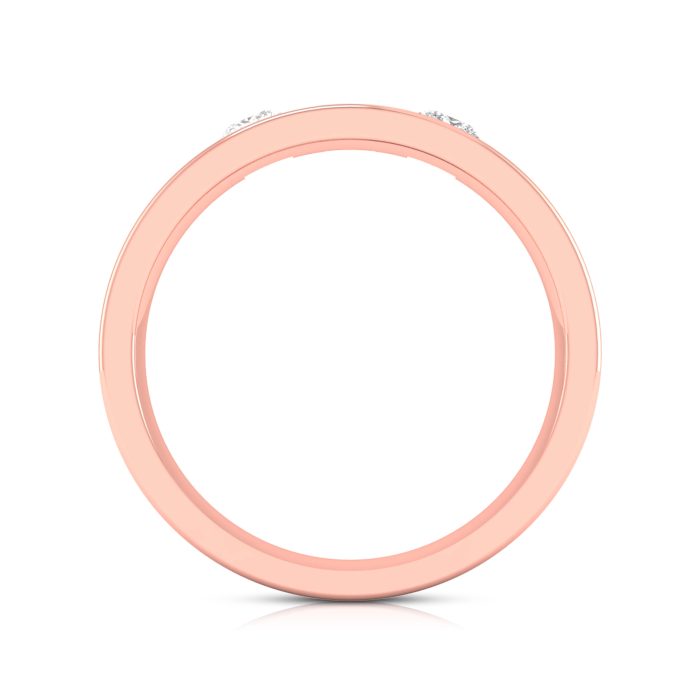 0.40 ct Natural Diamond Engagement Wedding Bands 14k Gold - Image 5
