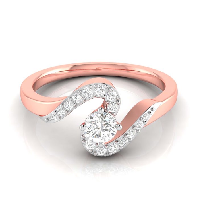 0.33 ct Natural Diamond Engagement Anniversary Promise Rings 14k Gold - Image 7