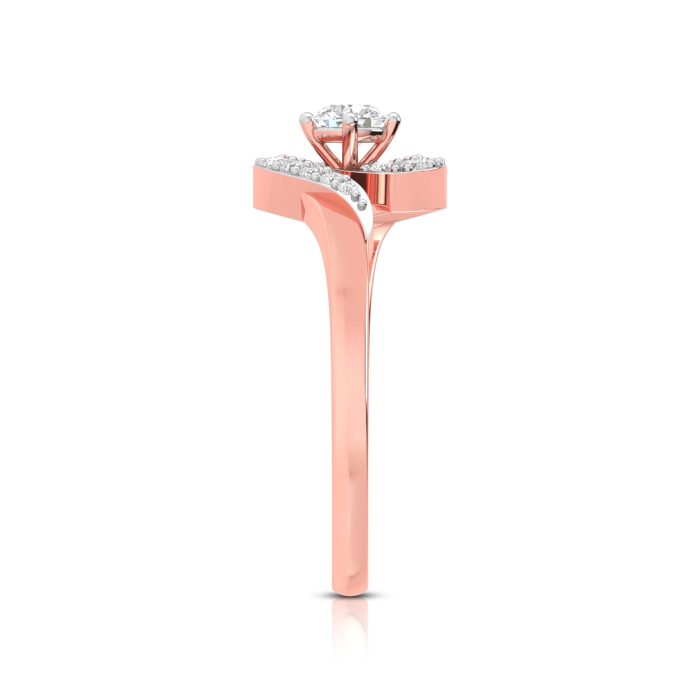 0.33 ct Natural Diamond Engagement Anniversary Promise Rings 14k Gold - Image 10