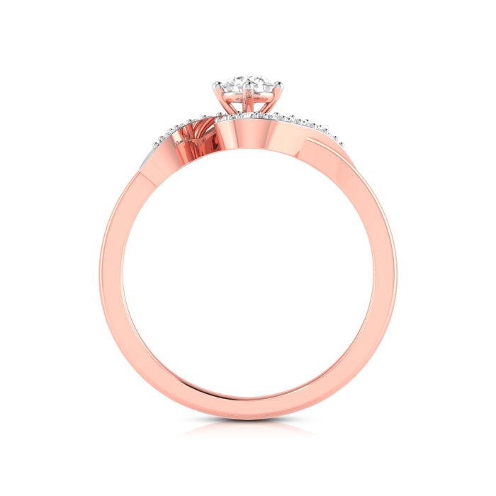0.33 ct Natural Diamond Engagement Anniversary Promise Rings 14k Gold - Image 11