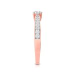 0.41 ct Natural Diamond Solitaire Engagement Wedding Rings 14k Gold - Image 5