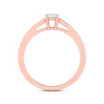 0.41 ct Natural Diamond Solitaire Engagement Wedding Rings 14k Gold - Image 6