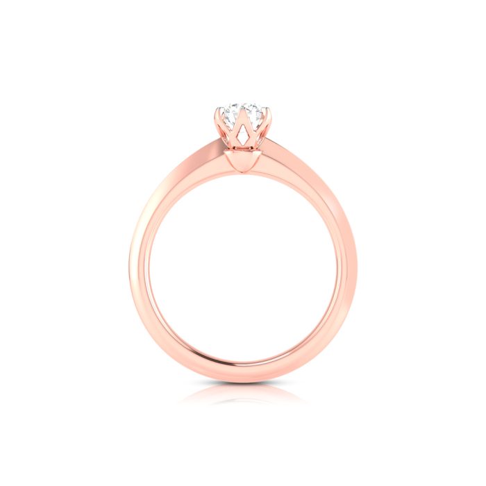 0.37 ct Natural Diamond Solitaire Engagement Wedding Rings 14k Gold - Image 13