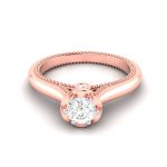 0.29 ct Natural Diamond Solitaire Engagement Wedding Rings 14k Gold - Image 8