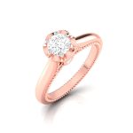 0.29 ct Natural Diamond Solitaire Engagement Wedding Rings 14k Gold - Image 10