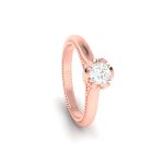 0.29 ct Natural Diamond Solitaire Engagement Wedding Rings 14k Gold - Image 11