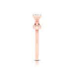 0.37 ct Natural Solitaire Diamond Engagement Wedding Rings 14k Gold - Image 6