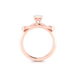 0.37 ct Natural Solitaire Diamond Engagement Wedding Rings 14k Gold - Image 7