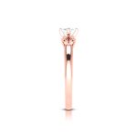 0.48 CT Natural Solitaire Diamond Engagement Wedding Rings 14k Gold - Image 6
