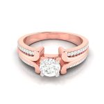 0.50 Ct Natural Solitaire Diamond Engagement Wedding Rings 14k Gold - Image 8