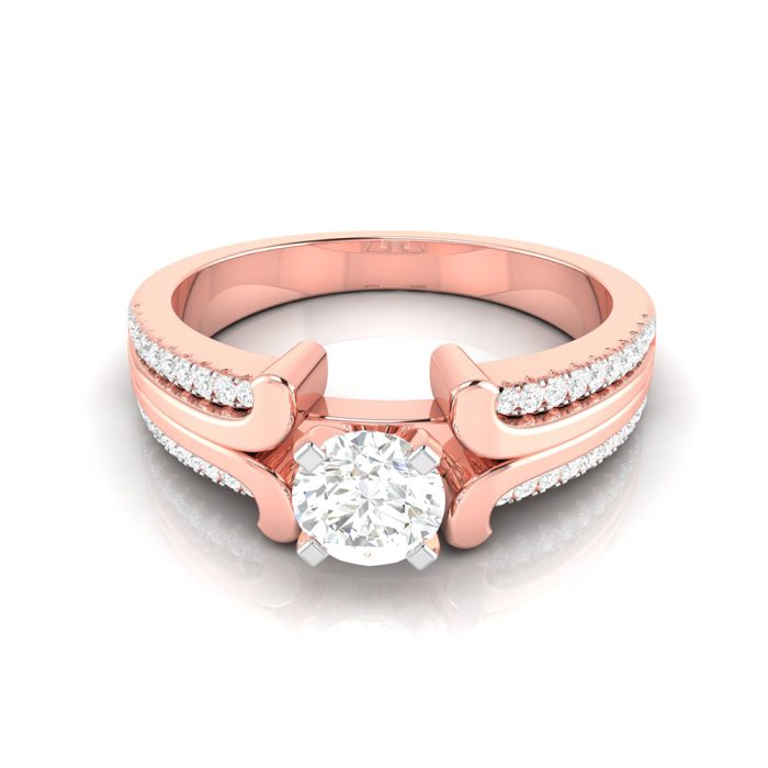 0.50 Ct Natural Solitaire Diamond Engagement Wedding Rings 14k Gold - Image 8