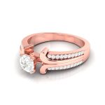 0.50 Ct Natural Solitaire Diamond Engagement Wedding Rings 14k Gold - Image 9