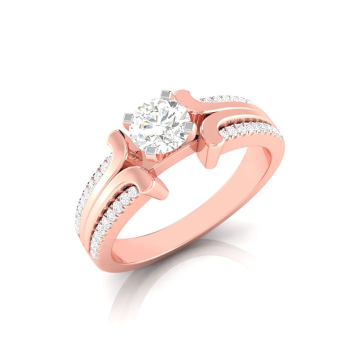 0.50 Ct Natural Solitaire Diamond Engagement Wedding Rings 14k Gold - Image 10