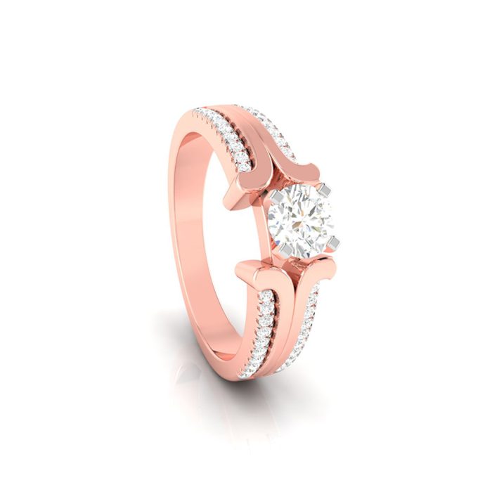 0.50 Ct Natural Solitaire Diamond Engagement Wedding Rings 14k Gold - Image 11