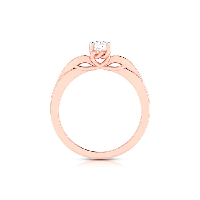 0.39 Ct Natural Solitaire Diamond Engagement Wedding Rings 14k Gold - Image 7