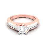 0.45 ct Natural Diamond Solitaire Engagement Wedding Rings 14k Gold - Image 8