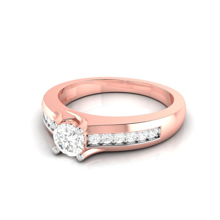 0.45 ct Natural Diamond Solitaire Engagement Wedding Rings 14k Gold - Image 9
