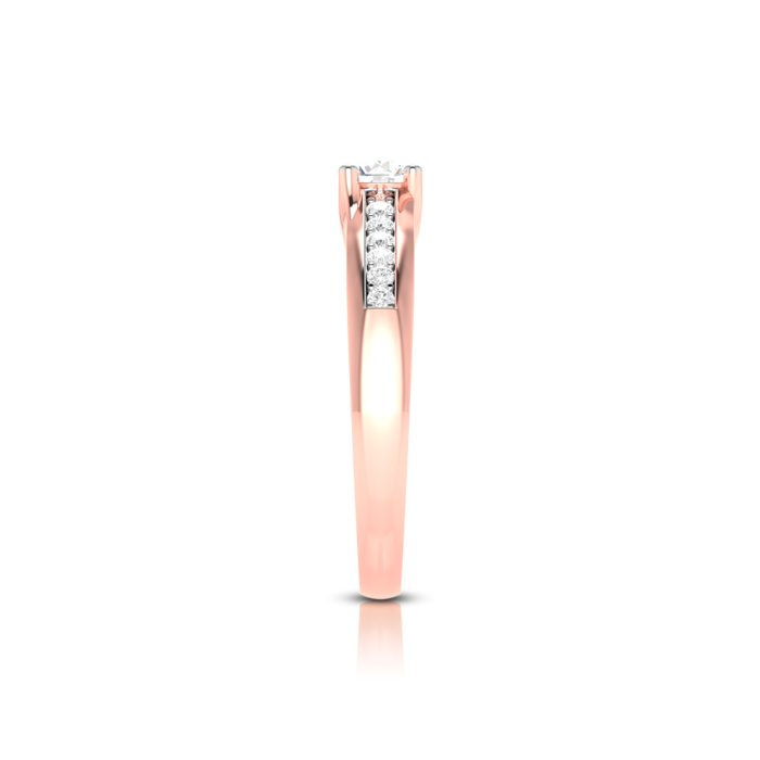 0.45 ct Natural Diamond Solitaire Engagement Wedding Rings 14k Gold - Image 12