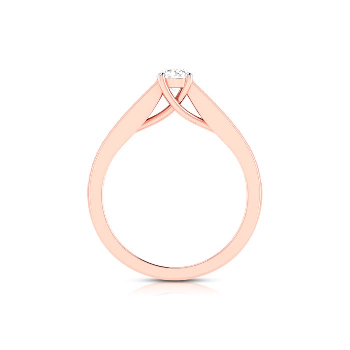0.50 ct Natural Diamond Solitaire Engagement Wedding Solitaire Rings 14k Gold - Image 7
