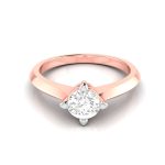 0.36 ct Natural Diamond Solitaire Engagement Wedding Solitaire Rings 14k Gold - Image 8