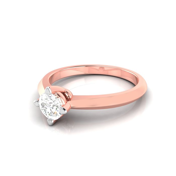 0.36 ct Natural Diamond Solitaire Engagement Wedding Solitaire Rings 14k Gold - Image 9