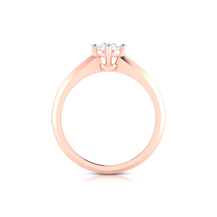 0.36 ct Natural Diamond Solitaire Engagement Wedding Solitaire Rings 14k Gold - Image 13