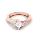 0.39 ct Natural Diamond Solitaire Engagement Wedding Solitaire Rings 14k Gold - Image 8