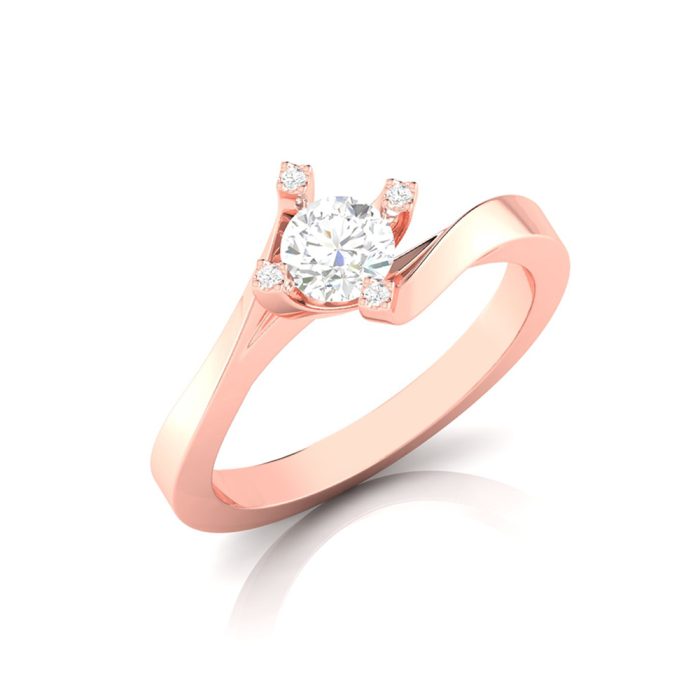 0.39 ct Natural Diamond Solitaire Engagement Wedding Solitaire Rings 14k Gold - Image 10