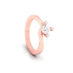 0.39 ct Natural Diamond Solitaire Engagement Wedding Solitaire Rings 14k Gold - Image 11
