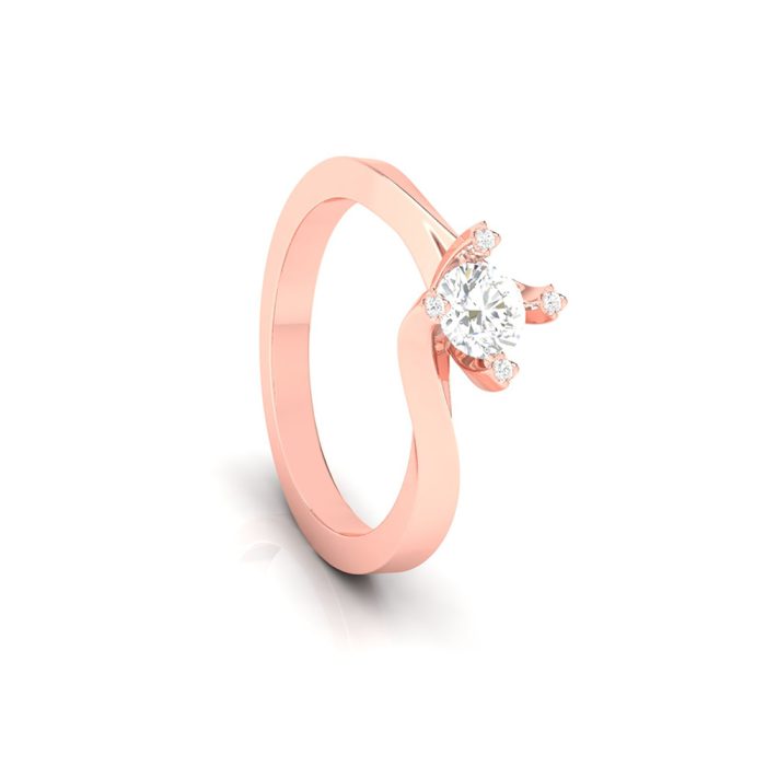 0.39 ct Natural Diamond Solitaire Engagement Wedding Solitaire Rings 14k Gold - Image 11