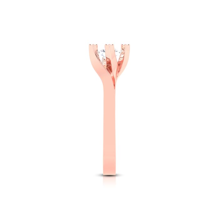 0.39 ct Natural Diamond Solitaire Engagement Wedding Solitaire Rings 14k Gold - Image 12