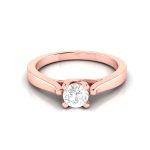 0.36 ct Natural Diamond Solitaire Engagement Wedding Rings 14k Gold - Image 8