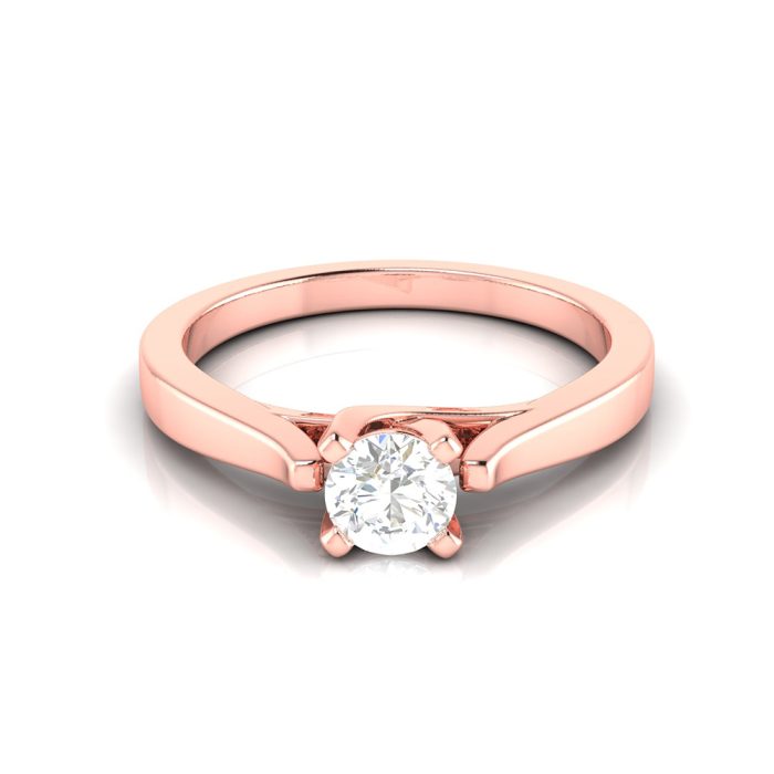 0.36 ct Natural Diamond Solitaire Engagement Wedding Rings 14k Gold - Image 8