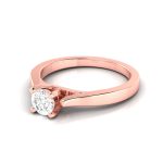 0.36 ct Natural Diamond Solitaire Engagement Wedding Rings 14k Gold - Image 9