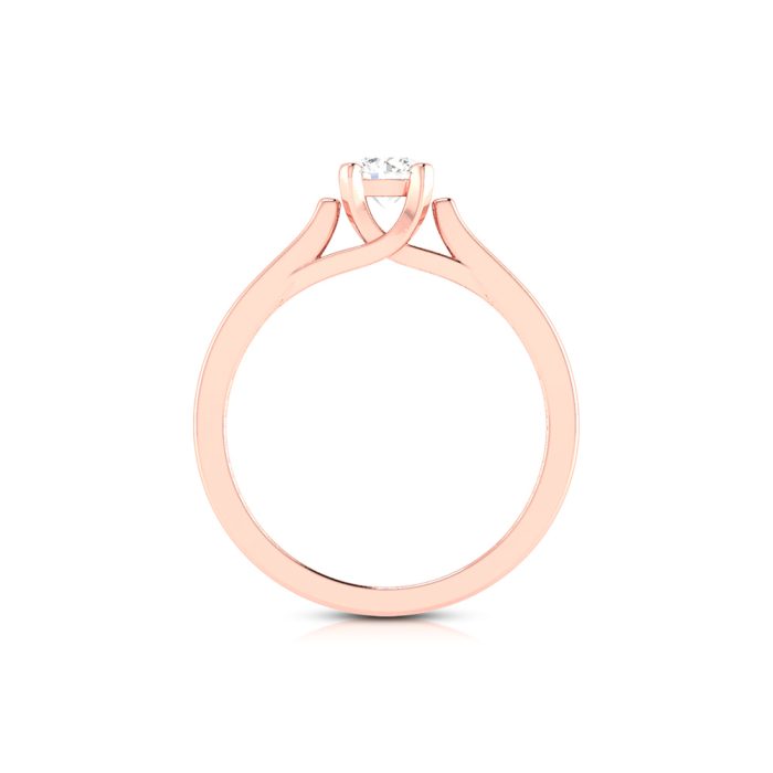 0.36 ct Natural Diamond Solitaire Engagement Wedding Rings 14k Gold - Image 13
