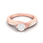 0.36 ct Natural Diamond Solitaire Engagement Wedding Rings 14k Gold - Image 8