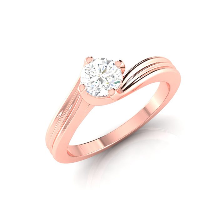 0.36 ct Natural Diamond Solitaire Engagement Wedding Rings 14k Gold - Image 10