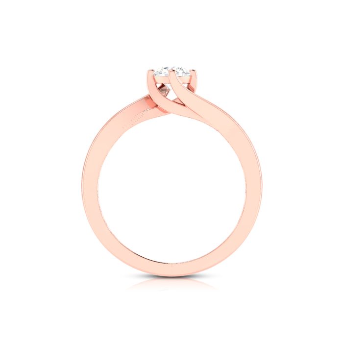 0.36 ct Natural Diamond Solitaire Engagement Wedding Rings 14k Gold - Image 13