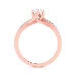 0.35 ct Natural Diamond Solitaire Engagement Wedding Rings 14k Gold - Image 5