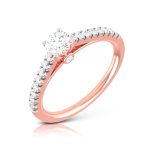 0.43 ct Natural Diamond Solitaire Engagement Wedding Rings 14k Gold - Image 8