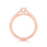 0.43 ct Natural Diamond Solitaire Engagement Wedding Rings 14k Gold - Image 11